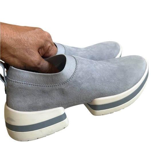 Stuart Weitzman Gray Loafers Slip-On Shoes - Picture 4 of 13